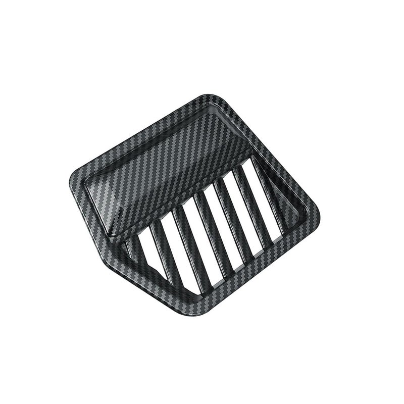Keptrim for F-150 ABS Carbon Fiber Side Air Conditioning Vent Outlet Trim for 2015-2020 Ford F150, 2pcs - Image 4